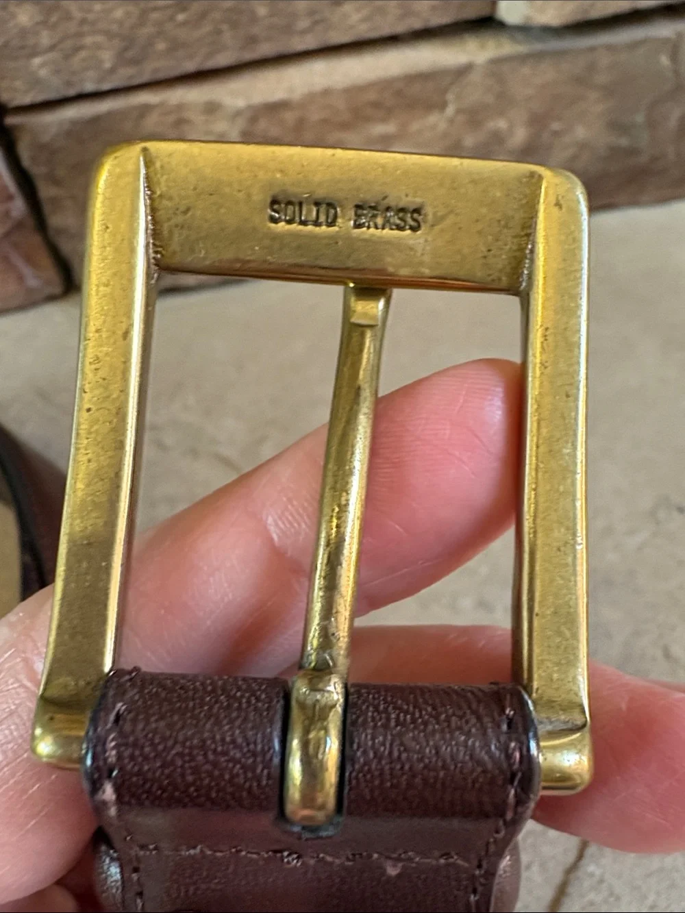 Coach brown leather